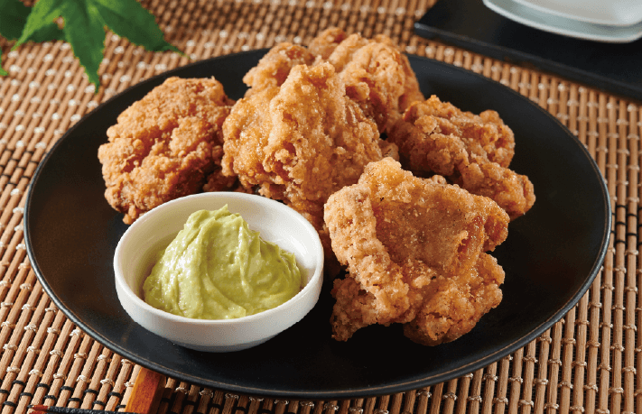 karaage with Wasabi Mayo