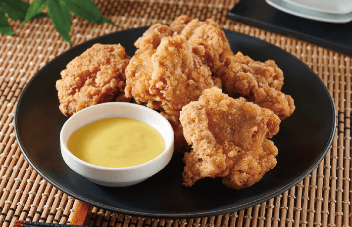 karaage with Honey-Mustard